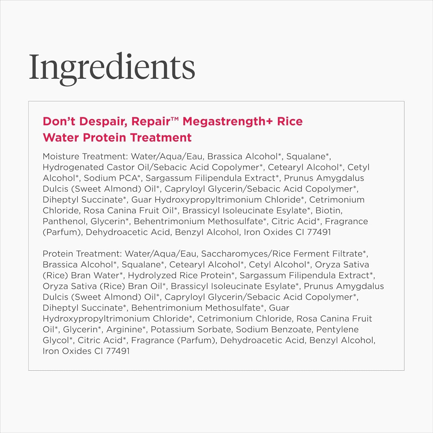 Briogeo Don't Despair, Repair! Megastrength+ Rice Water Protein Treatment, Moisture Strengthening Hair Treatment, Dry and Damaged Hair, Vegan, Cruelty-Free, 5 fl oz