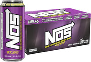 NOS Zero Sugar: High Performance Energy Drink. 16 Fl oz (Pack of 15)