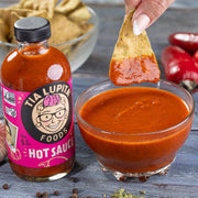 Tia Lupita Hot Sauce 8 Oz (Pack of 2) - Flavorful Heat, Medium Spice with Smoky-Sweet Flavor - Gluten-Free, Non-GMO, Sugar-Free, Low Sodium, Keto-Friendly, No Carbs - Made with Red Jalapeño Peppers