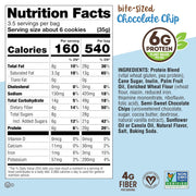 Lenny & Larry's The Complete Crunchy Cookie, Chocolate Chip, 6g Plant Protein, Vegan, Non-GMO, 4.25 Ounce Pouch (Pack of 6)