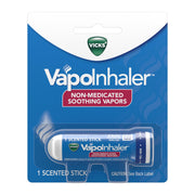 Vicks VapoInhaler, Portable Nasal Inhaler, Non-Medicated, Soothing Vapors, Menthol Scent, 1 Count
