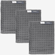 Luxury Japanese Cotton Waffle Bath Towel | Plush, Absorbent, and Quick Dry (Coral Orange, Hand Towel, 32" x 16")