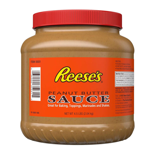 Reese's Peanut Butter Sauce,6 count, 4.5 Pounds