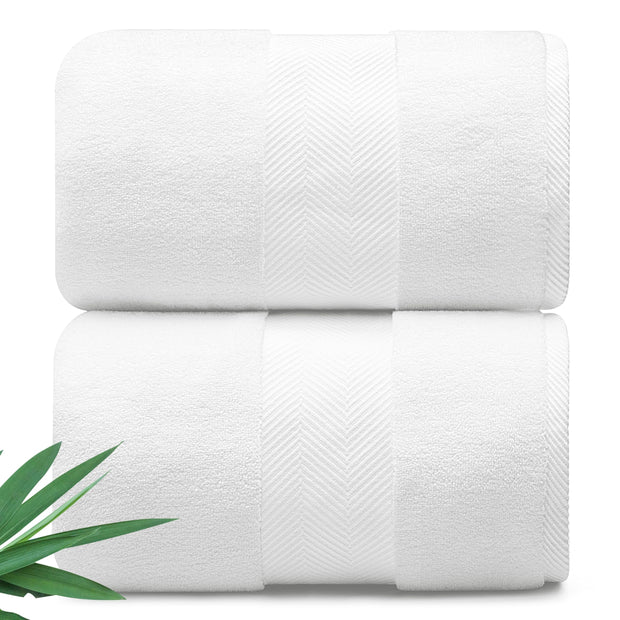 Ultra Soft & Plush Viscose from Bamboo Bath Towels - 700 GSM Luxury Bath Towels - 6 Piece Set - Super Absorbent & Quick Drying (Eucalyptus Green)