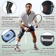 NEENCA Knee Brace for Knee Pain Relief, Medical Knee Support with Patella Pad & Side Stabilizers, Compression Knee Sleeve for Meniscus Tear, ACL, Arthritis, Joint Pain, Runner, Sport- FSA/HSA APPROVED