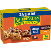 Nature Valley Sweet and Salty Nut Granola Bars, Variety Pack, 24 Bars, 28.8 oz