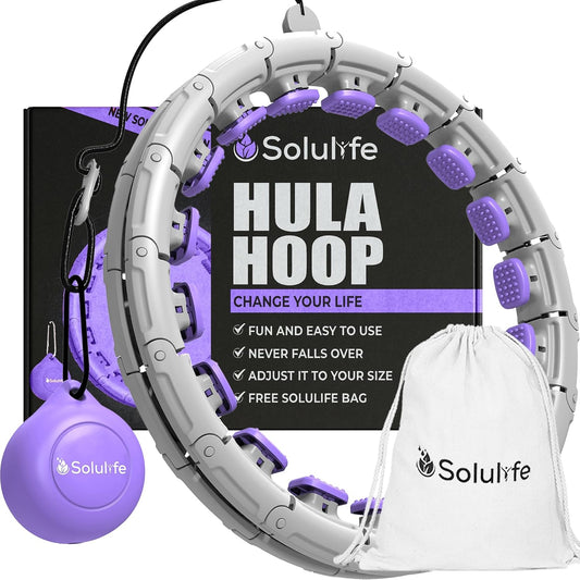 Experience Fitness Excellence with Our Infinity Hoop Plus Size – Weighted Hula Hoop for Weight Loss – Hula Hoop Exercise Ring with ABS and Quality Wheels – for All The Sizes and Levels