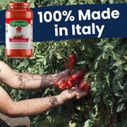 La San Marzano Marinara Sauce, 24 oz, Pasta Sauce Made in Italy, All Purpose Tomato Premium Quality, All Natural, Mediterranean Diet, Non GMO, Vegan, Gluten Free