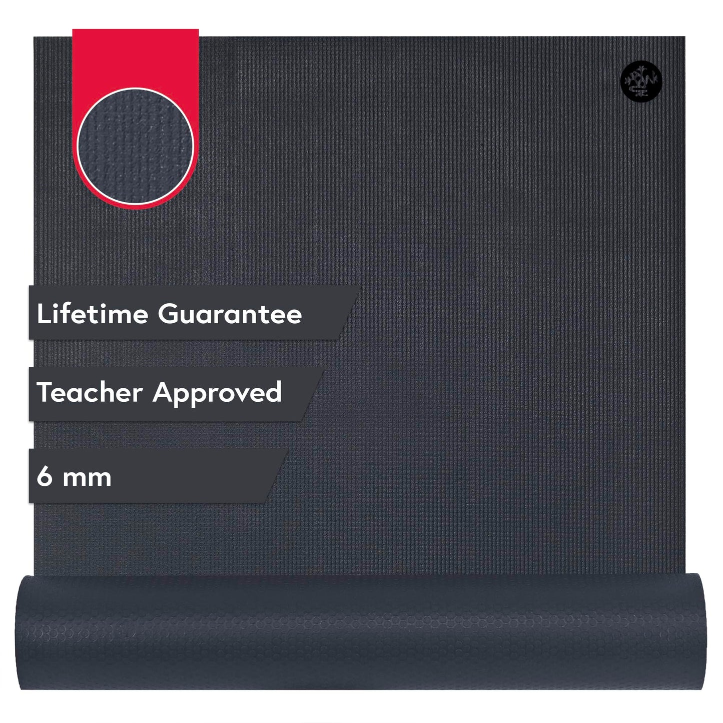 Manduka PRO Yoga Mat 71" - 6mm | Lifetime Durability | Hygienic Construction | Premium Studio Quality | Teacher Approved | 71 x 26 inches | Verve