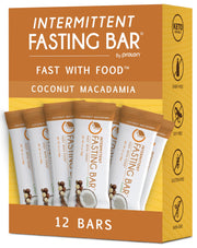 Prolon Fasting Bars | 5g Protein, 7g Fiber | Keto-Friendly, Gluten-Free, Dairy-Free, Plant-Based | Nutrition for Intermittent Fasting | Formulated to Not Break Your Fast | Coconut Macadamia Nut (24 Count)
