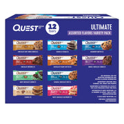 Quest Nutrition Protein Bars, Strawberry Shortcake, 20g Protein, 2g Sugar, 3g Net Carbs, 10g Fiber, Gluten Free, 12 Count