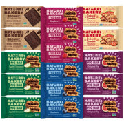 Whole Wheat Nature Fig Bars Variety Pack 16ct - Whole Wheat Grain Apple, Chocolate Brownie, Blueberry, Raspberry, Original, Strawberry, - Non GMO, Non Dairy, Plant Based, healty Snack Variety Fig Bar Mixed