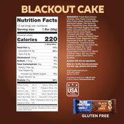 Pure Protein AMMMAZE Blackout Cake Protein Bars, 12 Count – 20g Protein, 3g Fiber, No Added Sugar – Chocolate Meal Replacement - On the Go Snacks