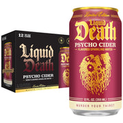 Liquid Death, Severed Lime, Lime-Flavored Sparkling Water, 12-Pack (12oz Cans), Low Calorie & No Artificial Sweeteners