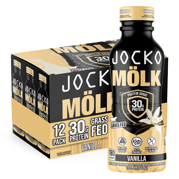 Jocko Fuel Protein Shake Bundle - Vanilla and Chocolate (24 Count)