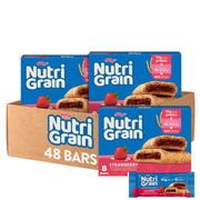 Nutri-Grain Soft Baked Breakfast Bars, Kids Snacks, Whole Grain, Variety Pack (4 Boxes, 32 Bars)