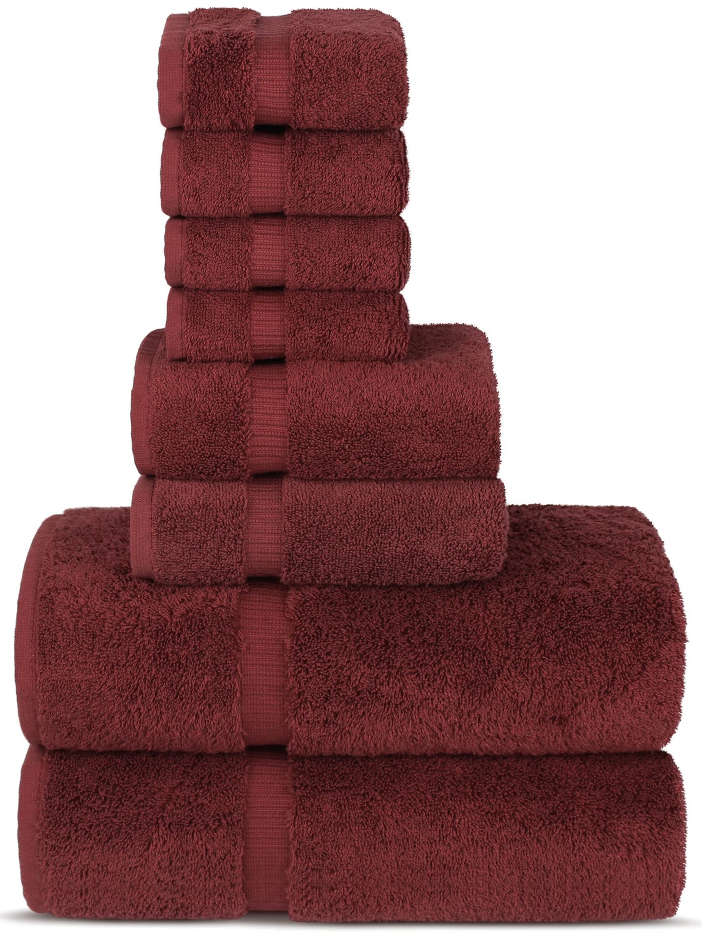 Chakir Turkish Linens | Hotel & Spa Quality 100% Cotton Premium Turkish Towels | Soft & Absorbent (4-Piece Bath Towels, Dark Gray)