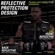 Weighted Vest Men 22lb/35lb Adjustable Weights with Ironsand for Walking Strength Training Running Workout