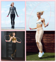 Jump Rope for Women Men, Fitness Jumprope for Women Workout, Adjustable Adult Exercise Skipping Rope