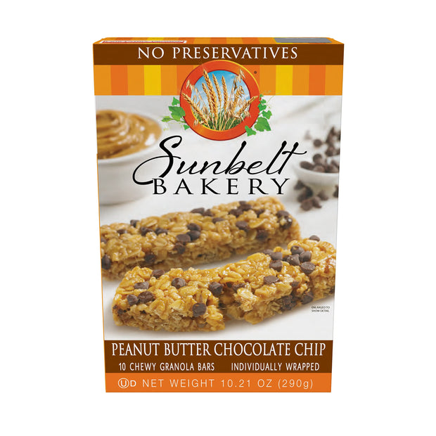 Sunbelt Bakery Fudge Dipped Chocolate Chip Chewy Granola Bars, Value Pack, 15 Count (Pack of 1)