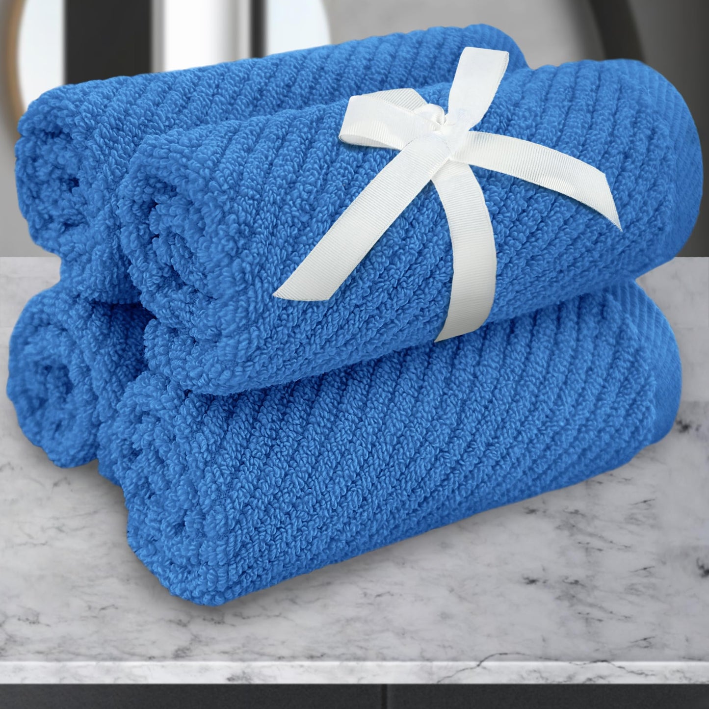 VOOVA & MOVAS Burgundy Towel Set - 100% Cotton | Lightweight | Soft | Quick Dry, 6 Piece Towel Set,2 Large Bath 30"x56", 2 Hand 18"x28", 2 Washcloths 13"x13", Towels Gift Set, Red Towels