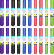 Yilloog 20 Pcs Yoga Mat Non Slip Exercise Workout Mat with Strap for Women Gym Fitness Home Supplies, 72 x 24 Inch