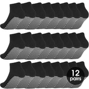 Pilates Grip Socks for Women Men Cute Non Slip Grippy Socks Woman for Yoga Barre Trampoline Hospital