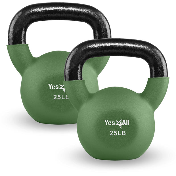 Yes4All Kettlebells 5lbs-65lbs & Kettlebell Sets Adjustable Weights, Kettlebell for Weight Training, Home Workout Equipment with Secure Grip for High Rep, Exercise Equipment