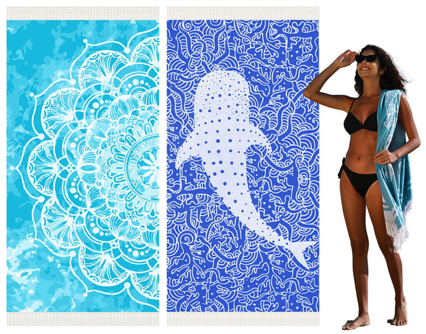 Thin Turkish Beach Towel Quick Dry Absorbent Cotton Lightweight Bath Pool Towels Extra Large Oversized Sand Free Beach Stuff Cloud Adults Gift