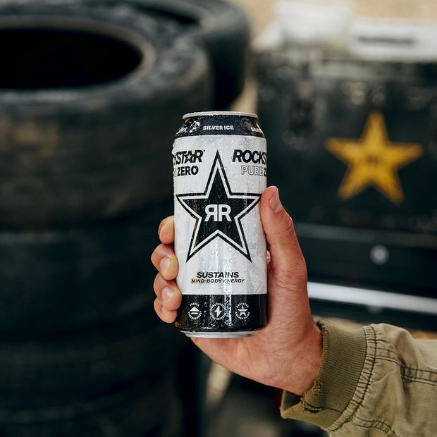 Rockstar Pure Zero Energy Drink,4 Flavor Pure Zero Variety Pack, 0 Sugar, with Caffeine and Taurine, 16oz Cans (12 Pack) (Packaging May Vary)