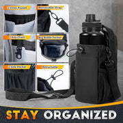 Magnetic Gym Bag for Men and Women Magnetic Bottle Bag with Secure Attachment for Gym, Travel and Workouts Design Keeps Belongings Clean and Organized Fits Water Bottles, Phone Essentials