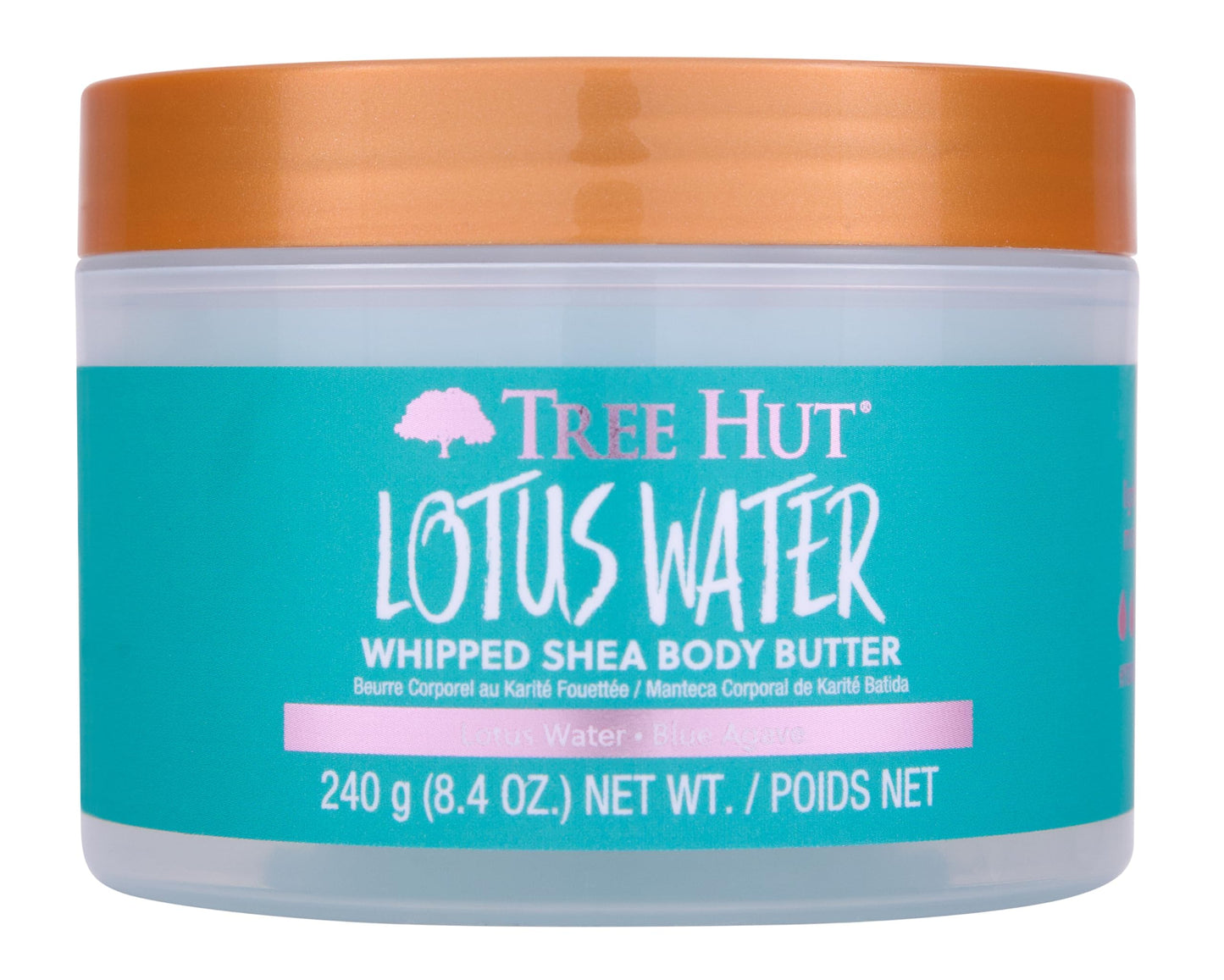 Tree Hut Watermelon Whipped Shea Body Butter, 8.4oz, Lightweight, Long-lasting, Hydrating Moisturizer with Natural Shea Butter for Nourishing Essential Body Care
