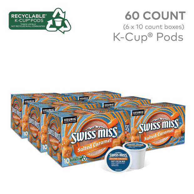 Swiss Miss Milk Chocolate Hot Cocoa, Single-Serve Keurig K-Cup Pods, Hot Chocolate, 44 Count