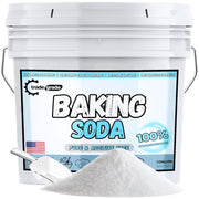 TradeGrade Pure Baking Soda Powder – 1 Gallon Bucket, Sodium Bicarbonate Powder | Premium Food-Grade for Baking, Bread, Cookies & More | Baking Soda for Cleaning, Natural Cleaner & Deodorizer (1 Gallon)