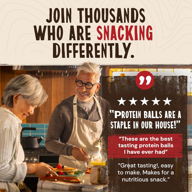 Kodiak Cakes Oatmeal Protein Ball Mix, Chocolate Chip, High Protein, 100% Whole Grains, (Pack of 6)