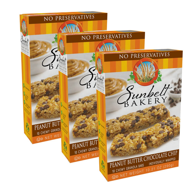 Sunbelt Bakery Oatmeal Raisin Chewy Granola Bars, 40-1.0 OZ Bars (5 Boxes)