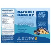 Nature’s Bakery Hearty Bars Blueberry, Whole Grains, Dairy-Free, Snack Bar, 30 Count