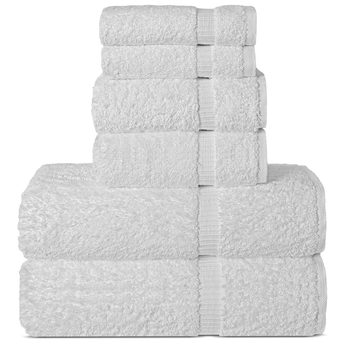 Chakir Turkish Linens | Hotel & Spa Quality 100% Cotton Premium Turkish Towels | Soft & Absorbent (4-Piece Bath Towels, Dark Gray)