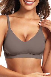 Vertvie Womens Seamless Bra No Underwire Comfort Push Up Bras Buttery Soft Wireless Bralette Full Coverage Sport Everyday Bra