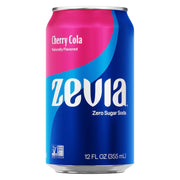 Zevia Zero Calorie Soda, Cherry Cola, 12 Fl Oz Cans (Pack of 6)