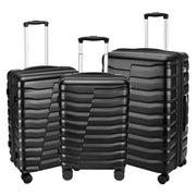 Lightweight Luggage with Spinner Wheels & YKK Zipper, 3-Piece Travel Suitcase ABS+PC Hardshell Luggage Set with TSA Lock, Light Avocado Green (20+24+28 inch)