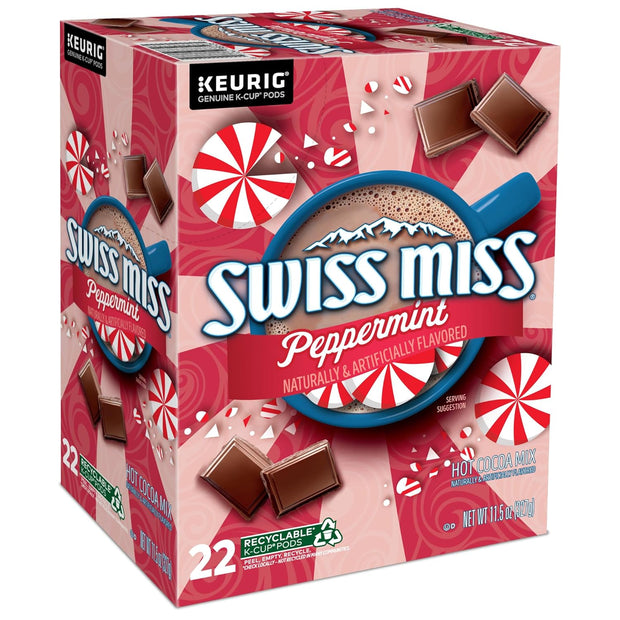 Swiss Miss Milk Chocolate Hot Cocoa, Single-Serve Keurig K-Cup Pods, Hot Chocolate, 44 Count