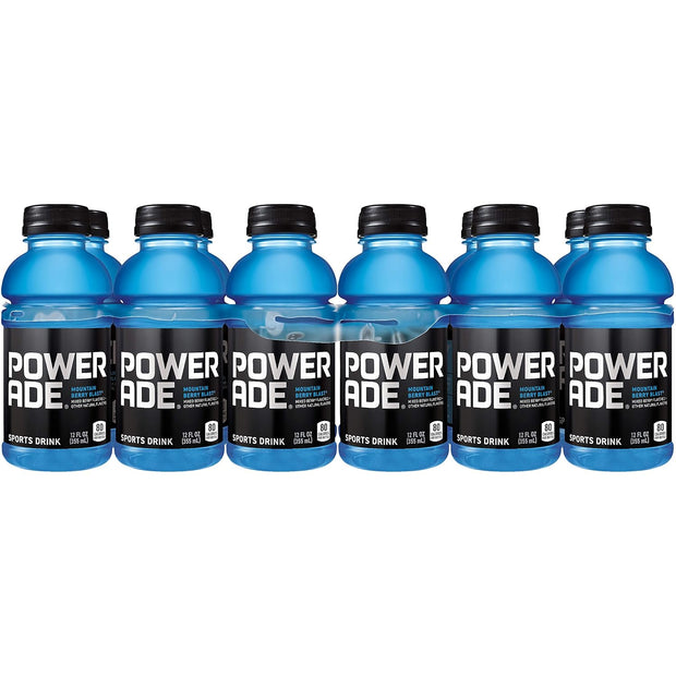 POWERADE Mountain Berry Blast, 12 fl oz, 12 Pack