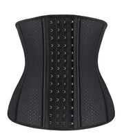 YIANNA Waist Trainer for Women Latex Underbust Waist Corsets Cincher Hourglass Body Shaper 4 Hooks