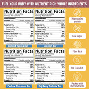 Mammoth Bar Variety Pack – 10 Organic Protein Bars – Prebiotic • Paleo • Gluten Free • Egg Protein • GMO Free • Raw • Premium Nuts