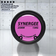 Synergee Regional Olympic 20kg Men’s and 15kg Women’s Hard Chrome & Black Phosphate Barbells. Rated 1500lbs for Weightlifting and Powerlifting.
