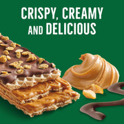Nature Valley Crispy Creamy Wafer Bars, Peanut Butter Chocolate, 4g Protein, 10 Bars, 13 oz