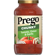 Prego Pasta Sauce, Italian Tomato Sauce with Roasted Garlic & Herbs, 24 Ounce Jar