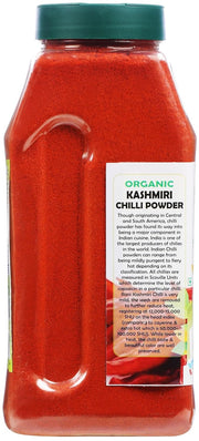 Rani Kashmiri Chilli Powder (Deggi Mirch, Low Heat) Ground Indian Spice 16oz (1lb) 454g PET Jar ~ All Natural | Salt-Free | Vegan | Kosher | Gluten Friendly