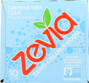 Zevia Caffeine Free Cola 12 Fl Oz (Pack of 10)